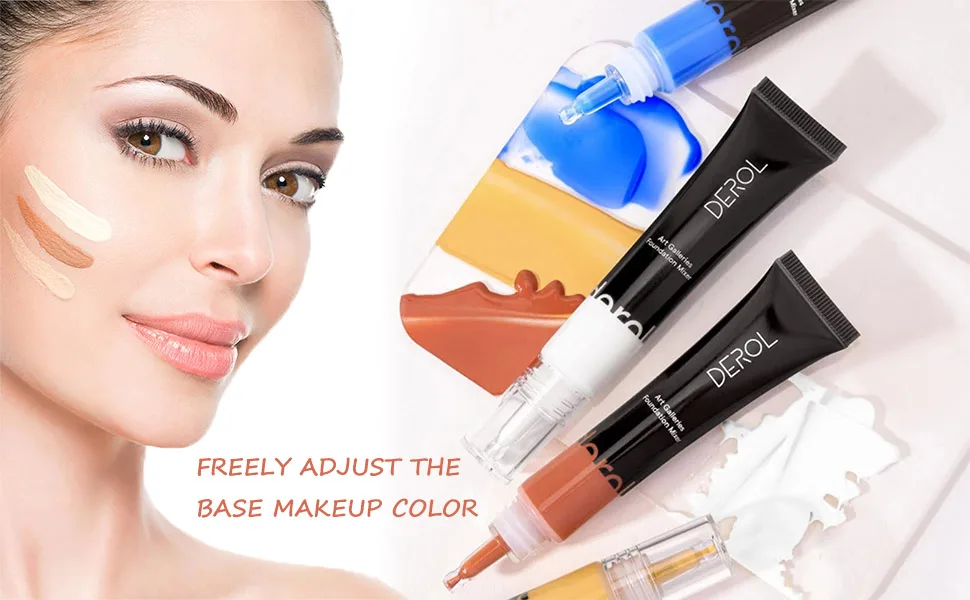 Foundation Mixer  Foundation Adjusting Drops  Color Adjusting Mixer Change Foundation Colour to Match Your Skin Tone (03Yellow) - product information 2
