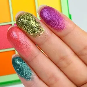 UCANBE Nostalgic Green Eyeshadow Palette - 48 Bright Bold Color Highly Pigmented Eye Shadow  Velvety Smooth Texture Matte Shimmer Glitter Eye Makeup Palletes - Nostalgic 48 colors eyeshadow palette
