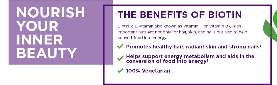 Natrol Biotin Maximum Strength - 10,000 mcg - 100 Tablets - product information 1