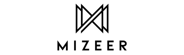 Mizeer Zipper Pull Replacement for Small Holes Zipper  Detachable Zipper Tab Repair for Clothing Jackets Boots 4pcs Black - Mizeer logo
