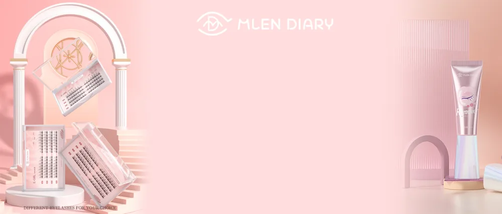 MLEN DIARY 296pcs Clusters Individual Lashes Cluster Lashes Natural Look Mixed 4 Types 5-12mm False DIY Eyelashes Extension Wispy Faux Mink Lash 296pcs 4 in 1 - product information 1