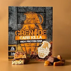 Grenade Carb Killa Bar - Caramel Chaos - 1 Bar - Caramel Box