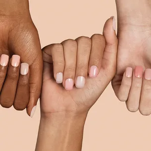 KISS imPRESS Press-On Nails Bare But Better Manicure Set  Nude Glue On Nails  Effortless Finish'  30 Chip-Proof Fake Nails - image