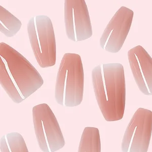 KISS imPRESS Press-On Nails Bare But Better Manicure Set  Nude Glue On Nails  Effortless Finish'  30 Chip-Proof Fake Nails - image