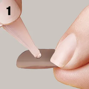 KISS imPRESS Press-On Nails Bare But Better Manicure Set  Nude Glue On Nails  Effortless Finish'  30 Chip-Proof Fake Nails - image