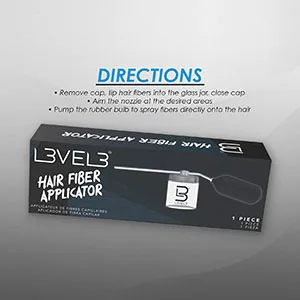 Level 3 Hair Fiber Applicator - Precision Usage for Barbers - Simple to Use - barber supplies, barber accessories, Hair Fiber Applicator, hair applicator