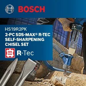 Bosch HS19R2PK 2 pc. SDS-max  R-Tec Self-Sharpening Chisel Set - image