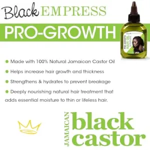 SFC Black Empress Pro-Growth Jamaican Black Castor & Avocado Hair Growth Hair Oil 7.1 oz. - Black Empress Pro-Growth Jamaican Black Castor & Avocado Hair Oil 2