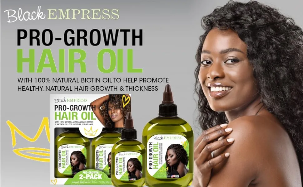 SFC Black Empress Pro-Growth Jamaican Black Castor & Avocado Hair Growth Hair Oil 7.1 oz. - Black Empress Pro-Growth Jamaican Black Castor & Avocado Hair Oil 4