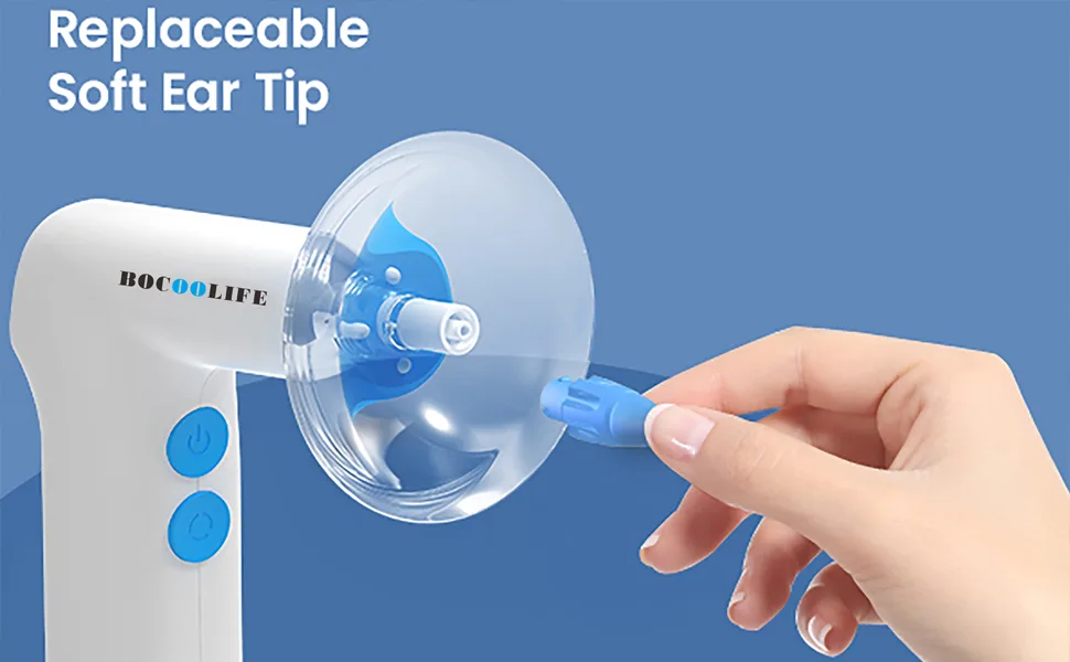 BOCOOLIFE Electric Ears Cleaner Replacement Tips 30pcs - Ear Irrigation Replacement Ear Tips  Electric Ear Washer Disposable Tips  Compatible with BOCOOLIFE Electric Ears- Cleaner - BOCOOLIFE Electric Ears Cleaner Replacement Ear Tip 30pcs