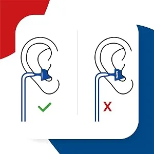 Flare Calmer Kids Secure   Ear Plugs Alternative   Reduce Annoying Noises Without Blocking Sound   Soft Reusable Flexible Silicone with Built-in Lanyard   Translucent Transluscent - Point into your ear