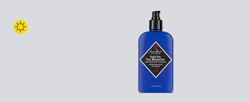 Jack Black Brightening Booster Vitamin C Serum  1 oz. - Double-Duty Face Moisturizer SPF 20