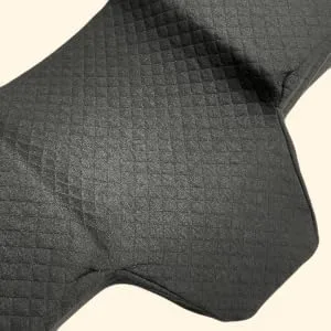 XOLLOZ Pillow For Eyelash Extensions - Curved Memory Foam Lash Bed Pillow With Neck And Back Support  Perfect Pillow For Eyelash Extensions  Two Pockets For Tools On The Sides Of Pillow - Black - bed extension extensions eye eyelash lash lashes neck pillow pillows back black eyelash pillows