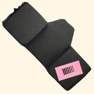 XOLLOZ Pillow For Eyelash Extensions - Curved Memory Foam Lash Bed Pillow With Neck And Back Support  Perfect Pillow For Eyelash Extensions  Two Pockets For Tools On The Sides Of Pillow - Black - black, eyelash pullow, sugar lash pillow, pillow lash extensions, pillow eyelashes, lash pillows