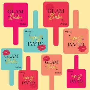 Prolux Glam Babe Hand Held Mirror  Salmon - product information 2