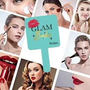 Prolux Glam Babe Hand Held Mirror  Salmon - product information 3