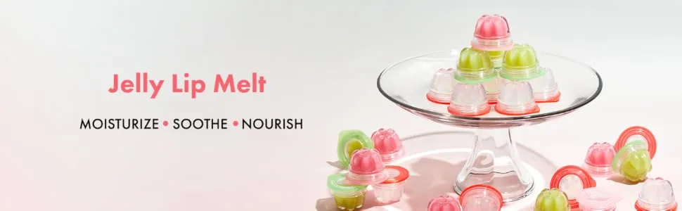 TONYMOLY Jelly Lip Melt  Lychee - Tonymoly Jelly Lip Melt Banner, Moisturize, Soothe, Nourish