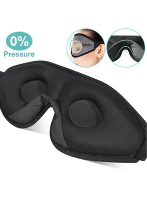 Sleep Mask for Side Sleeper  Umisleep 3D Contoured Eye Mask for Sleeping  Soft Sleep Eye Mask  Light Blocking Sleeping Mask Eye Shade Blindfold  Eye Covers for Sleeping  Travel  Nap  Night Shift-Grey Gray - YD05