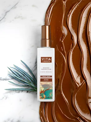 Vita Liberata Heavenly Tanning Elixir  Hydrating Self Tan  Nourishing Formula For Beautifully Bronzed Skin  5.0 Oz Tinted Medium - Bottle