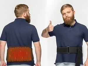 UTK Heating Pad with Vibration Massage for Lower Back  Far Infrared Heated Waist Wrap with Strap-55inch. 3 Vibration Modes  Smart Controller  Hot Enough (103 -159 )  Auto Shut Off  XL/XXL - heating belt