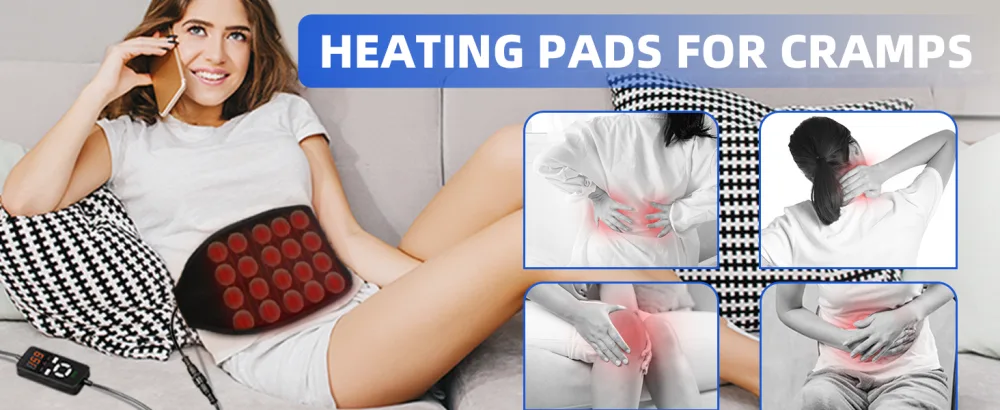 UTK Heating Pad for Lower Back Pain Relief  Far Infrared Heating Pad with Natural Gemstone  Extra Large Heating Belt  55''  Heating Fast  Hot Enough  Auto Shut Off  Smart Controller - product information 13