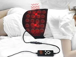 UTK Heating Pad for Lower Back Pain Relief  Far Infrared Heating Pad with Natural Gemstone  Extra Large Heating Belt  55''  Heating Fast  Hot Enough  Auto Shut Off  Smart Controller - product information 17