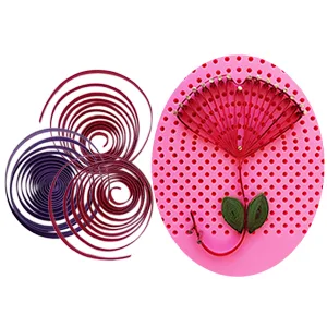 8 Pieces Quilling Kits Paper Quilling Tools Quilling Knitting Board Quilling Needles Quilling Curling Coach Paper Craft DIY Tools Assorted Sizes Rolling Curling Quilling Needle Pen XIWUMOER (Blue) - Quilling paper artwork, completed by quilling knitting board and quilling needle pens