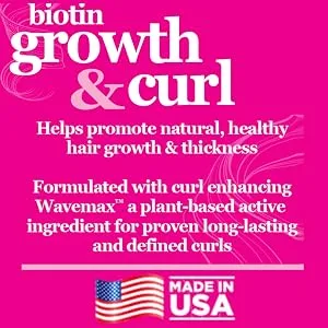 Difeel Growth & Curl Biotin Premium Hair Oil 8 oz. - Difeel Growth & Curl 2