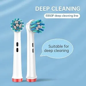 YanBan Angled Bristles Replacement Toothbrush Head for Oral B Compatible with Braun Electric Rechargeable Toothbrush Deep Cleaning to Remove Stains(16pcs ) - product information 4