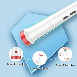 YanBan Angled Bristles Replacement Toothbrush Head for Oral B Compatible with Braun Electric Rechargeable Toothbrush Deep Cleaning to Remove Stains(16pcs ) - product information 5