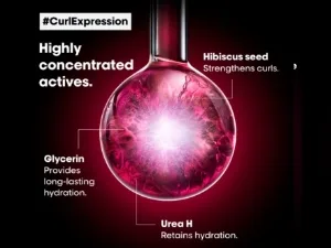 L'Oreal Professionnel Curl Expression Moisturizing Shampoo | Hydrates & Detangles | For Curly & Coily Hair Types | Sulfate & Paraben Free | 16.907 Fl. Oz. - Concentrated Ingredients