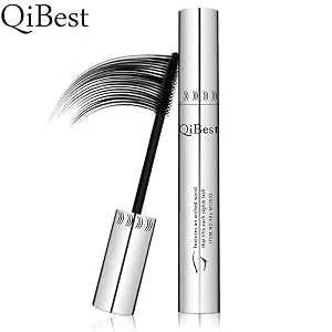 Makeup QiBest Silver Tube Big Eye Mascara Slender Curl Waterproof Plumping Smoothing and Lengthening Liquid - product details