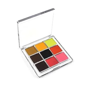 Maydear Water Activated Eyeliner  9 Colors Matte Eyeliner Cream Palette  Color Face and Body Paint Light Color - product information 4