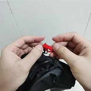 Urmspst 20 Pcs Zipper Pulls Replacement Zipper Pulls Zipper Tabs  (Black) 01. Black - zipper pulls colorful
