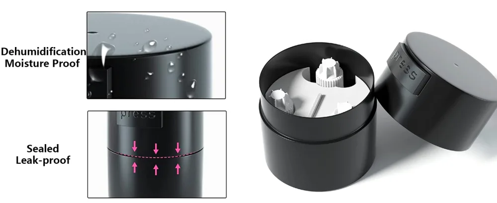 Eyelash Glue Storage Tank  BUCICE Sealed Leak-proof Jar Container for Lash Extension Extension  Grafting Eyelash Supplies Black - Eyelash Glue Storage Case eyelashes glue lash glue holder eyelash storage case