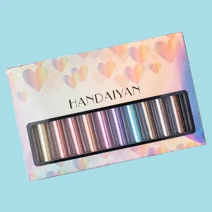 Pakivs 12 Color Liquid Eyeshadow Set  Metallic Shimmer Eye Shadow Long Lasting Waterproof Glitter Eyeshadow High Pigmented Sparkling Eyeshadow Kits - Waterproof Glitter Eyeshadow