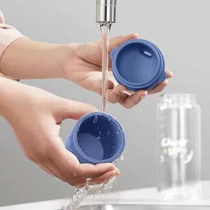 Sippy Cups Leak Proof  5oz Silicone Baby Cup with Soft Spout  Spill Proof Toddler Cup for Babies 12M+ Lilac - leak proof sippy cups