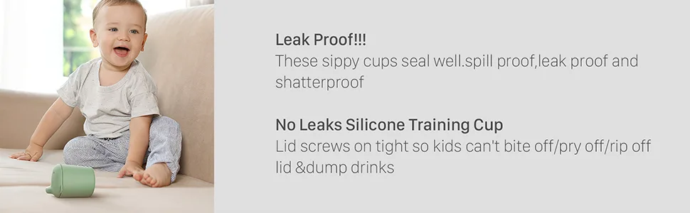 Sippy Cups Leak Proof  5oz Silicone Baby Cup with Soft Spout  Spill Proof Toddler Cup for Babies 12M+ Lilac - sippy cup leak proof