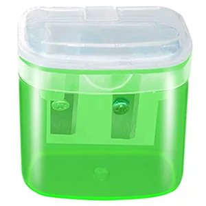 Gutyble 48 Pcs Manual Pencil Sharpeners with Lid  for School Office and Home - Green