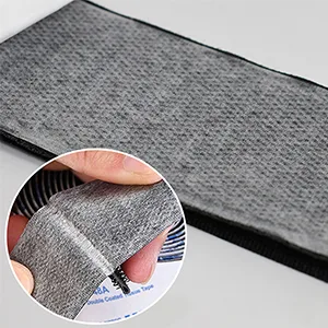 Hook and Loop Tape 2in x 4in 10 Pairs  Slef Adhesive Interlocking Tape Strip  Mounting Tape Heavy Duty Adhesion  Hook Lopp Fastener Double Sided Tape Sticky Back Fastener - product information 3