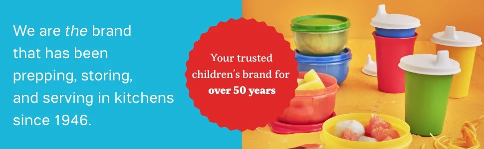 Tupperware Brand Bell Tumblers & Seals - 7 oz (200 mL) - Dishwasher Safe & BPA Free - Durable  Dripless Sippy Cup with Lid for Ages 6-24 Months - Tupperware