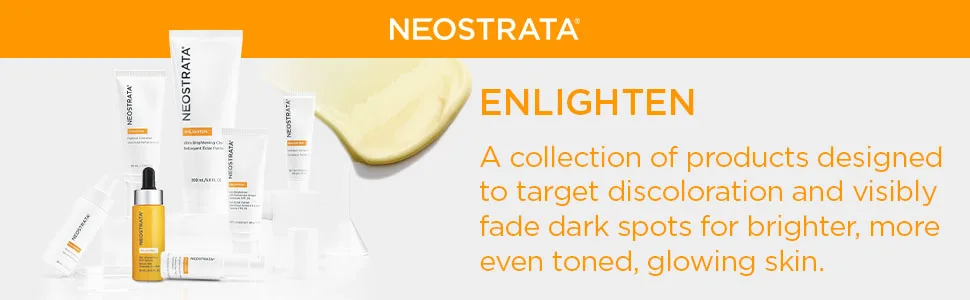 NEOSTRATA 15% Vitamin C Face Serum  PHA + Green Tea Brightening Serum  0.5 fl. oz. - ENLIGHTEN Collection designed to target skin discoloration.
