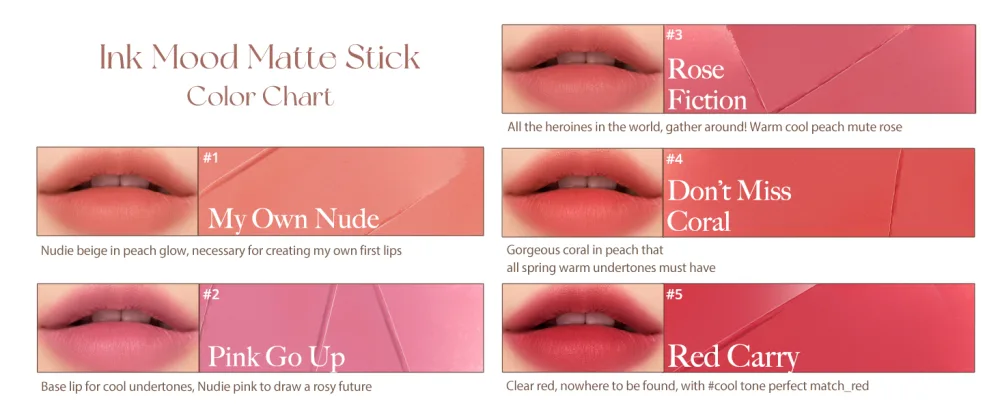 Peripera Ink Mood Matte Lipstick  Lightweight  Matte  Smooth  Hydrating  Lasting Color Payoff (09 PINK TO DANCE) - product information 8
