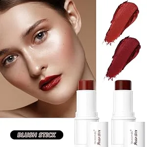 Ibcccndc Professional Facial Makeup Sticks Kit Cream Contour Stick Blushes Sticks Moisturize Highlighter Bronze Pen Lip Balm Stick Gifts (B) - Blushes Sticks