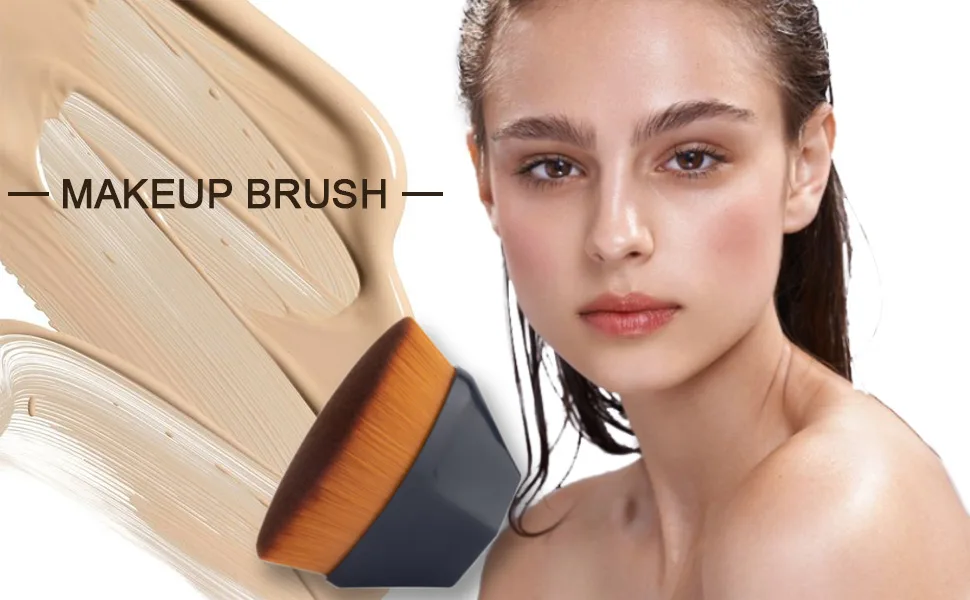 Professional Liquid Foundation Brush for Face Makeup Liquid Contour Blush Brushes set - LIQUID FOUNDATION BRUSH