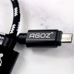 AGOZ Micro USB Charger Cable Compatible with Freestyle Libre 2 Reader  Tandem t:Slim X2 Insulin Pump  Braided Charging Cord for Freestyle Libre Reader (4ft) - Micro USB Charger Cable for Freestyle Libre 2, t:Slim X2, Braided Charging Cord for Freestyle Libre