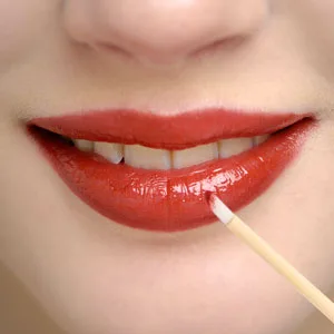 100pcs Disposable Bamboo Handle Lip Brushes Lipstick Lip Gloss Wands Applicator Makeup Tool 100PCS lip brushes - lipstick applicator