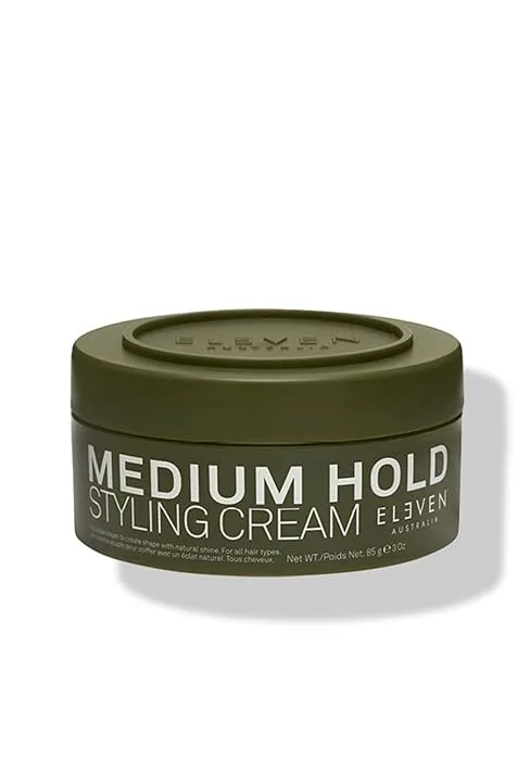 ELEVEN AUSTRALIA Slick Hold Styling Pomade Perfect For Anyone After a Wet or High Shine Look - 3 Oz - Medium Hold Styling Cream