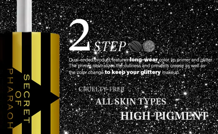 EBIN NEW YORK Secret of Pharaoh Glitter Duo Stick (Black Goddess) - GLITTER
