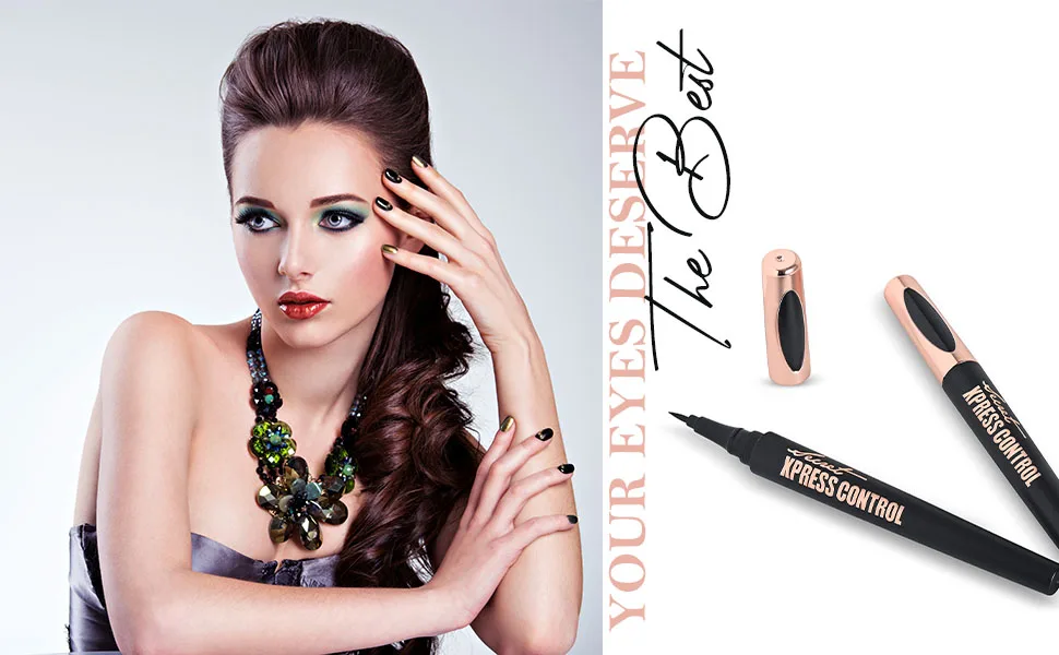 Secret Xpress Control Liquid Black Eyeliner Pen Waterproof Matte Long Lasting Eye Professional Makeup - product information 3